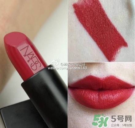 nars rita口紅怎么樣?nars rita試色