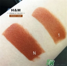 hm唇膏色號(hào) hm口紅試色