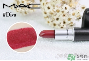 mac diva口紅色號 mac diva試色