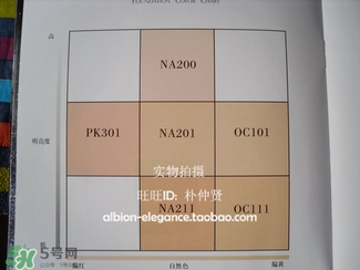 excia粉底液色號試色 excia粉底液試色圖