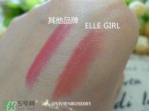 ellegirl愛爾甜心口紅怎么樣？ellegirl口紅色號試色