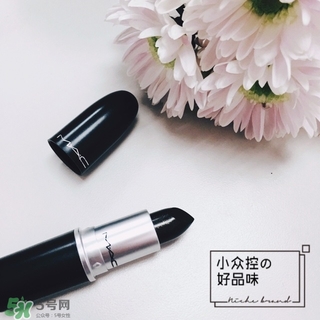 mac black night價(jià)格 mac黑色唇膏black night試色