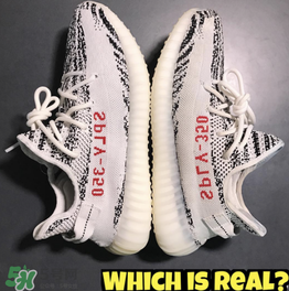 adidas yeezy 350 v2 boost zebra白斑馬真假怎么分辨？