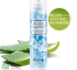 recipe水晶蘆薈膠噴霧怎么樣？recipe水晶蘆薈膠噴霧怎么用