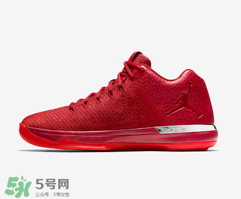 air jordan 31 low大紅配色多少錢？aj31 low紅色專柜價格