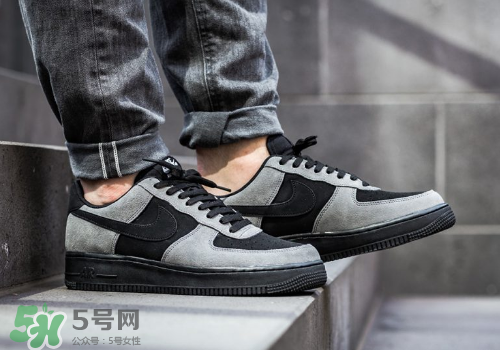 nike air force 1 low黑灰配色上腳怎么樣_好看嗎？