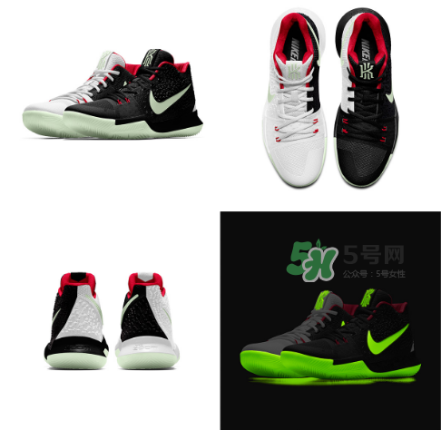 歐文同款黑白鴛鴦夜光kyrie 3怎么定制_在哪里買(mǎi)？