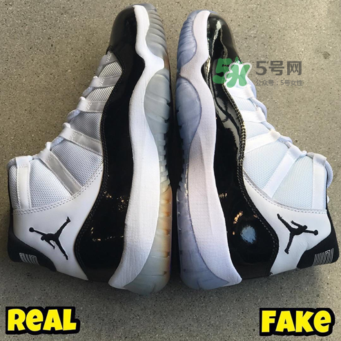 air jordan 11 concord真假怎么看？aj 11 concord真假鑒定