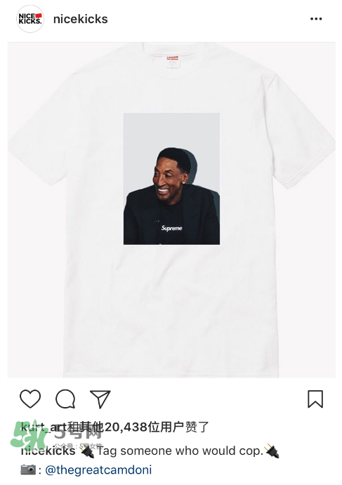 supreme皮蓬photo tee會發(fā)售嗎？supreme將推出皮蓬photo tee？