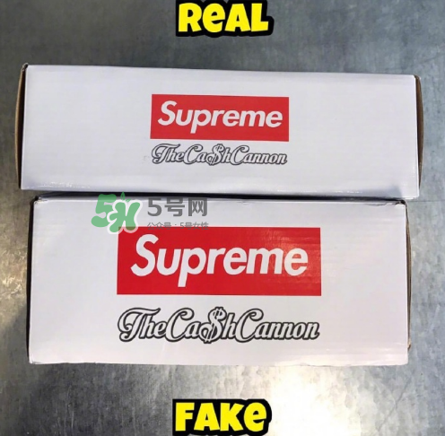 supreme cashcannon真假怎么看？supreme噴錢槍真假對(duì)比