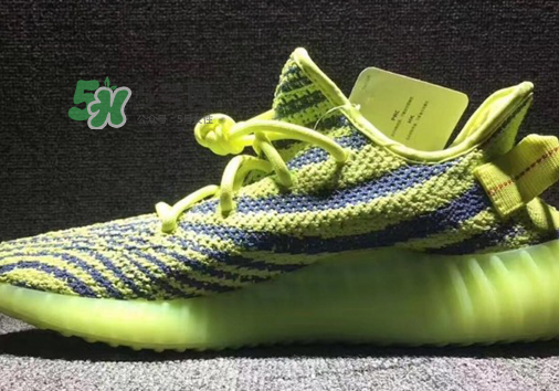 adidas yeezy boost 350 v2熒光黃椰子實物什么樣？