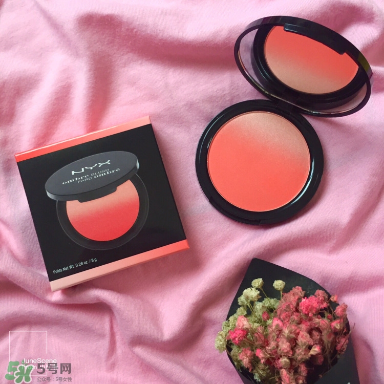 nyx ombre blush漸變?nèi)t色號_試色圖