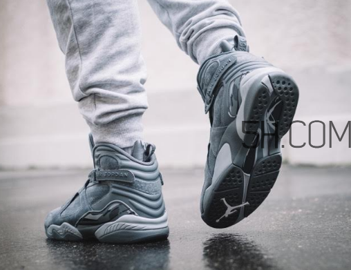 air jordan 8 retro cool grey上腳效果怎么樣？