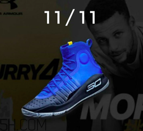 under armour curry 4藍(lán)黑配色發(fā)售時間_上腳效果