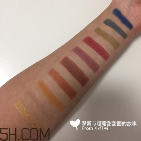 jeffree star androgyny眼影盤(pán)色號(hào)_試色圖