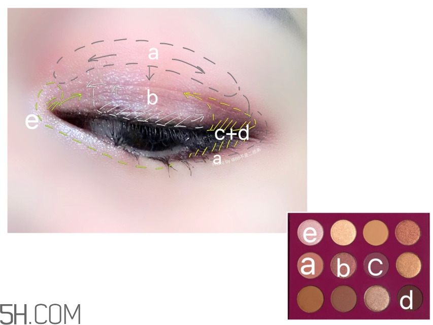 colourpop紅薯盤色號_colourpop紅薯盤試色圖