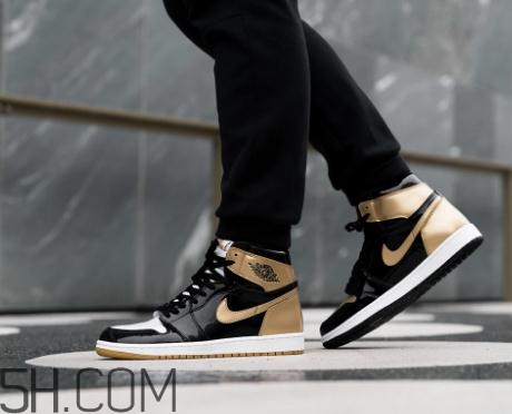 air jordan 1 top3黑金鴛鴦配色上腳效果好看嗎？