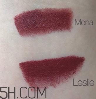 nars mona和leslie一樣嗎？nars mona和leslie試色對比