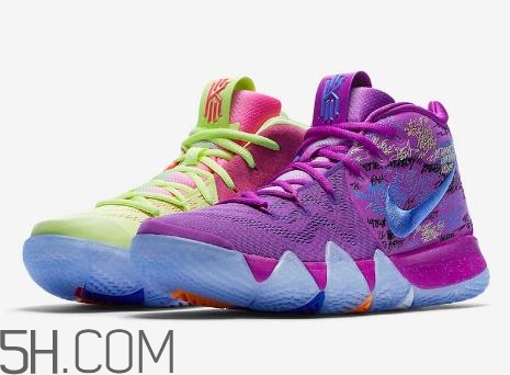 nike kyrie 4 multi color鴛鴦配色實(shí)物諜照什么樣？