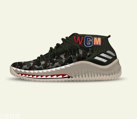 bape與adidas dame 4聯(lián)名有哪幾款_多少錢？