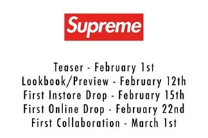 supreme2018春夏系列什么時候發(fā)售？