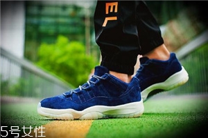 aj 11 low re2pect藍(lán)麂皮開箱測(cè)評(píng)_上腳效果