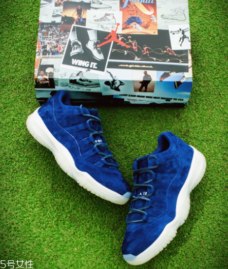 aj 11 low re2pect藍(lán)麂皮開箱測(cè)評(píng)_上腳效果