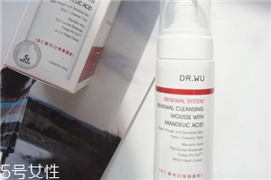 dr.wu杏仁酸潔面慕斯適合什么膚質(zhì) 好用嗎