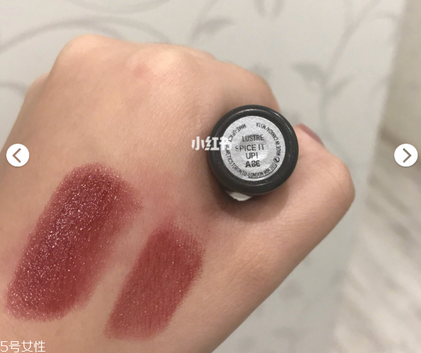 mac dubonnet和spice it up哪個好看 上嘴差別不大