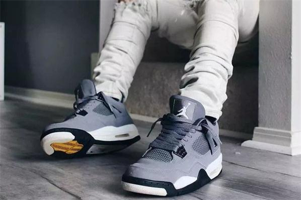 aj4 cool grey開箱測評 aj4酷灰復(fù)刻開箱實(shí)物圖